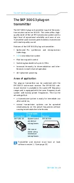 Предварительный просмотр 4 страницы Sennheiser SKP 300 evolution wireless G3 Instruction Manual