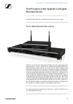 Preview for 11 page of Sennheiser SpeechLine Digital Wireless Series System Documentation