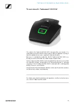 Preview for 15 page of Sennheiser SpeechLine Digital Wireless Series System Documentation