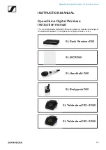 Preview for 51 page of Sennheiser SpeechLine Digital Wireless Series System Documentation