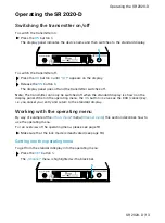 Предварительный просмотр 14 страницы Sennheiser SR 2020-D - Instruction Manual