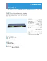 Sennheiser SR 3056-U Datasheet предпросмотр