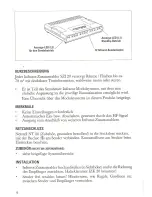 Preview for 4 page of Sennheiser SZI 20 Instructions For Use Manual