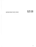 Preview for 11 page of Sennheiser SZI 20 Instructions For Use Manual