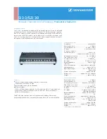 Preview for 1 page of Sennheiser SZI 30 General Description