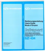 Sennheiser SZI 434 Manual предпросмотр