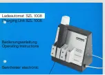 Preview for 1 page of Sennheiser SZL 1008 Manual