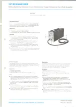 Preview for 1 page of Sennheiser SZL 25 Manual