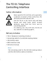 Предварительный просмотр 5 страницы Sennheiser TCI 01 Instructions For Use Manual