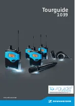 Sennheiser Tourguide 1039 Instruction Manual preview