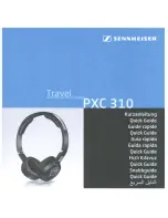 Sennheiser Travel PXC 310 Quick Manual предпросмотр