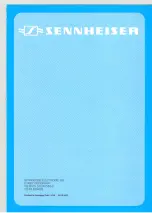 Предварительный просмотр 6 страницы Sennheiser UNIPOLAR 2002 Manual