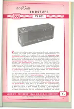 Preview for 2 page of Sennheiser VL 801 (German) Bedienungsanleitung