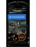 Preview for 3 page of Sennheiser X 380 Sport II Quick Manuals