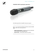 Предварительный просмотр 9 страницы Sennheiser XS WIRELESS 2 Instruction Manual