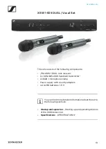 Предварительный просмотр 14 страницы Sennheiser XS WIRELESS 2 Instruction Manual