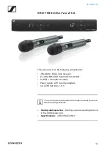 Предварительный просмотр 15 страницы Sennheiser XS WIRELESS 2 Instruction Manual