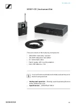 Предварительный просмотр 16 страницы Sennheiser XS WIRELESS 2 Instruction Manual