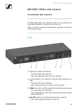 Preview for 42 page of Sennheiser XS WIRELESS 2 Instruction Manual