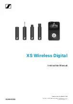 Sennheiser XS Wireless Instruction Manual предпросмотр