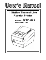 Preview for 1 page of Senor GTP-290 User Manual