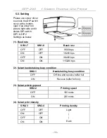 Preview for 12 page of Senor GTP-290 User Manual