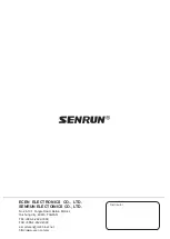 Preview for 20 page of Senrun EP-2001G series Owner'S Manual