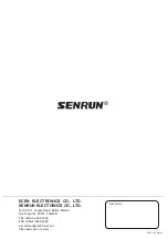 Preview for 16 page of Senrun EP-600 SERIES Owner'S Manual