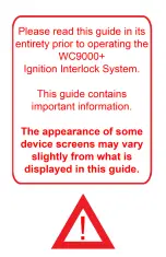 Preview for 3 page of SENS-O-LOCK WC9000+ User Manual