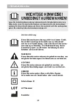 Preview for 19 page of Sens Original SO-5701 Instruction Manual