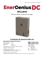 Sens EnerGenius 101335 Installation & Operation Manual preview