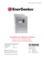 Предварительный просмотр 1 страницы Sens EnerGenius NRG22-10 Installation & Operation Manual