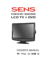 Предварительный просмотр 1 страницы Sens S1901DVD Owner'S Manual