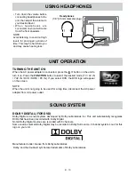 Предварительный просмотр 15 страницы Sens S1901DVD Owner'S Manual