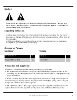 Preview for 4 page of Sensa Sound SW-C600W User Manual