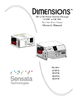 Sensata dimensions 12NP18 Owner'S Manual preview