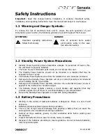 Preview for 3 page of Sensata Dimensions 24U15 Owner'S Manual