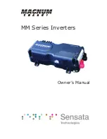 Sensata MAGNUM ENERGY MM Series Owner'S Manual предпросмотр