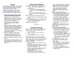 Preview for 1 page of SensComp Cricket-A Installation And Operation Manual