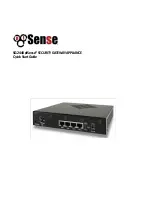 Sense SG-2440pfSense Quick Start Manual preview