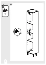 Предварительный просмотр 22 страницы Sensea EASY COLUMN 35 2 DOORS OAK Assembly, Use, Maintenance Manual