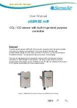 SenseAir aSENSE mIII User Manual preview