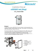 Предварительный просмотр 1 страницы SenseAir eSENSE Ind Installation Manual