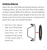 Preview for 4 page of Sensei LH-QC 58 User Manual