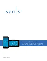 Preview for 1 page of Sensi 1F95U-42WF, ST75 Installation Manual