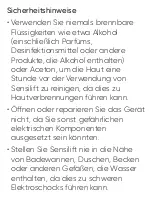 Preview for 44 page of Sensica sensilift STG100 User Manual