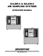 Sensidyne GILAIR-3 Operation Manual предпросмотр