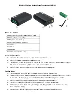 Preview for 6 page of SensingTEK AIZ100 Hardware Technical Operation User Manual