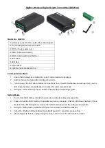 Preview for 8 page of SensingTEK AIZ100 Hardware Technical Operation User Manual