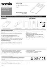 Sensio Alpha-R Installation Instructions preview